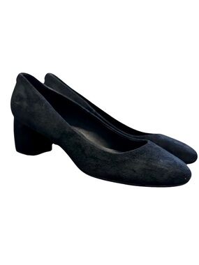 KATE SPADE Beverly black suede block heels size 10M with box